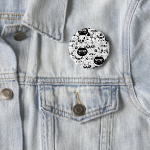 Badge Rond 5 Cm L'amoureux des chats ultime - Animal de compagnie
