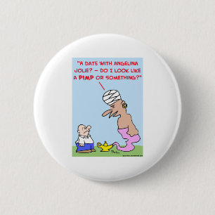 Badge Rond 5 Cm lampe de génie de souteneur de jolie d'angelina de