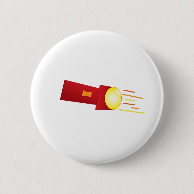 Badge Rond 5 Cm Lampe-torche (Devant)