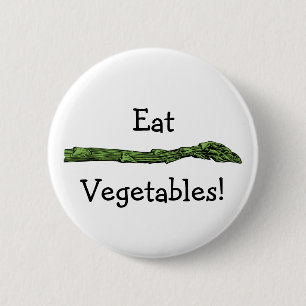 Badge Rond 5 Cm Lance d'asperge