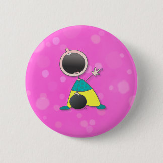 Badge Rond 5 Cm Lanceur de bébé de champion
