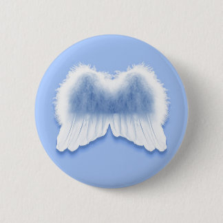 Badge Rond 5 Cm L'ange bleu s'envole le bouton rond de pouce de 2