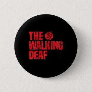 Badge Rond 5 Cm Langue des signes Asl Entraîneur Sourd Cadeau de s