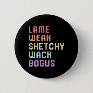 Badge Rond 5 Cm Langue des Signes Infirme Faible Tee Slang Asl Sou