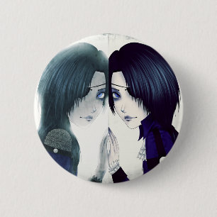 Badge Rond 5 Cm L'Anime jumelle des disparus bouton