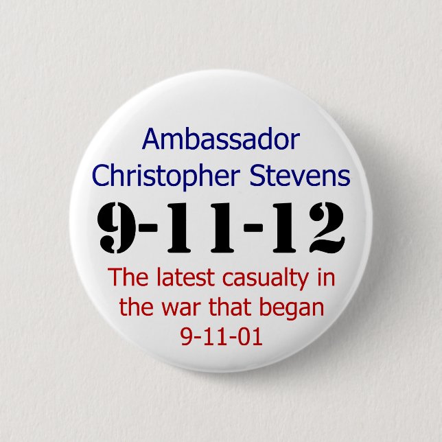 Badge Rond 5 Cm L'anniversaire 911 (Devant)