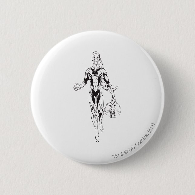 Badge Rond 5 Cm Lanterne bleue 6 (Devant)