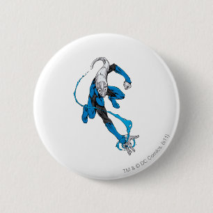 Badge Rond 5 Cm Lanterne bleue 7