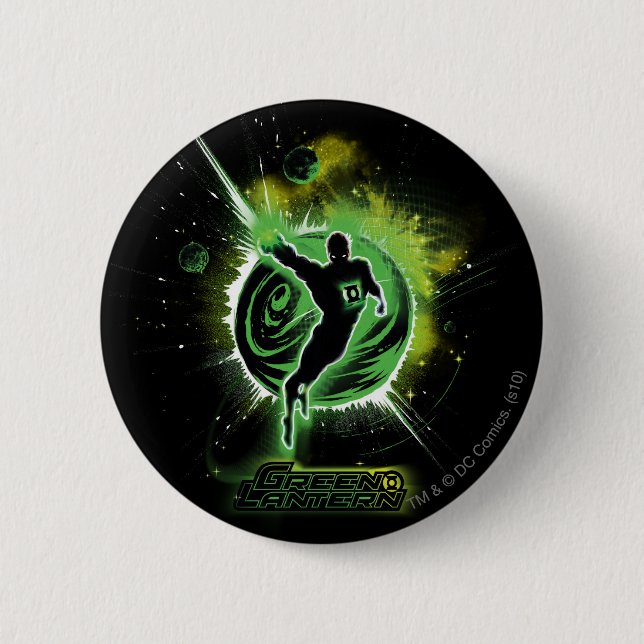 Badge Rond 5 Cm Lanterne verte - ordre technique (Devant)