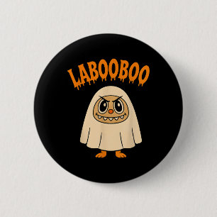 Badge Rond 5 Cm Laoo Halloween Ghost Plaisant Pour Les Enfants, Le