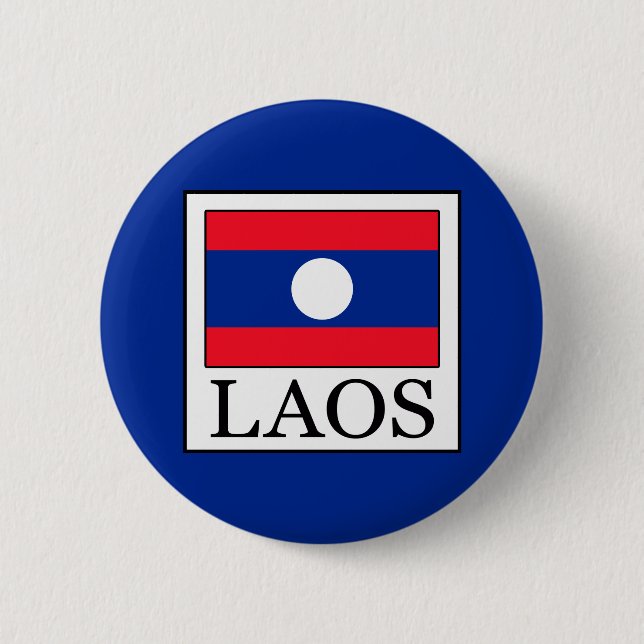 Badge Rond 5 Cm Laos (Devant)