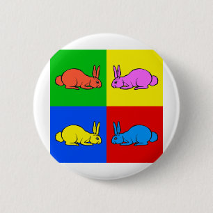 Badge Rond 5 Cm Lapin