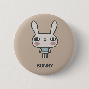 Badge Rond 5 Cm Lapin