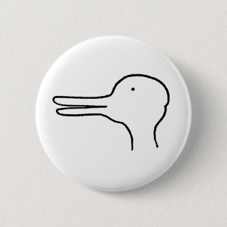 Badge Rond 5 Cm lapin de canard