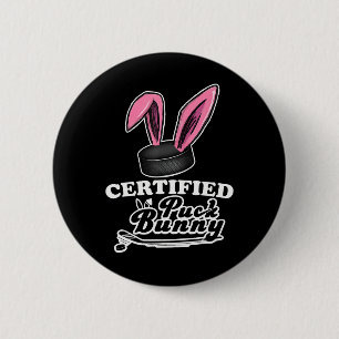 Badge Rond 5 Cm Lapin de palet certifié Citation drôle d'argot de