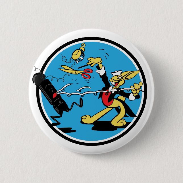 Badge Rond 5 Cm Lapin d'EOD (Devant)