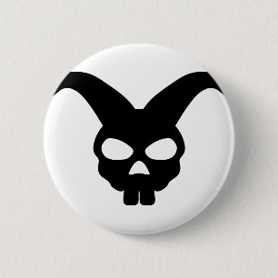 Badge Rond 5 Cm Lapin Lapin