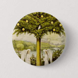 Badge Rond 5 Cm L'arbre de vie