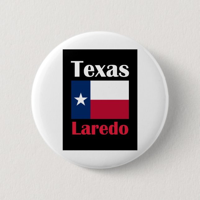 Badge Rond 5 Cm Laredo TX (Devant)