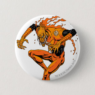 Badge Rond 5 Cm Larfleeze - Agent Orange 1