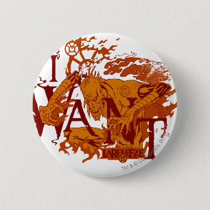 Badge Rond 5 Cm Larfleeze - Agent Orange 12