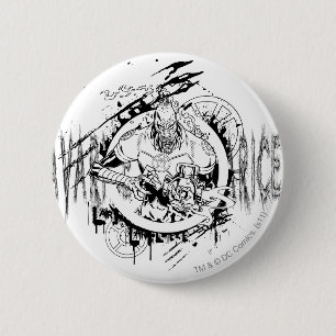 Badge Rond 5 Cm Larfleeze - Agent Orange 15