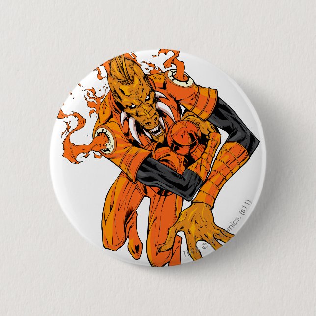 Badge Rond 5 Cm Larfleeze - Agent Orange 7 (Devant)