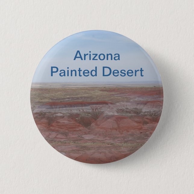 Badge Rond 5 Cm L'Arizona a peint le désert (Devant)