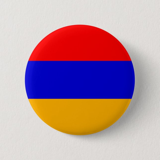 Badge Rond 5 Cm L'Arménie - drapeau arménien (Devant)