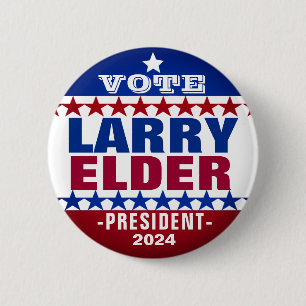 Badge Rond 5 Cm Larry Elder pour le Bouton Campagne Président 2024