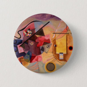 Badge Rond 5 Cm L'art Abstrait kandinski