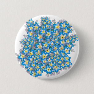 Badge Rond 5 Cm L'art de MYOSOTIS