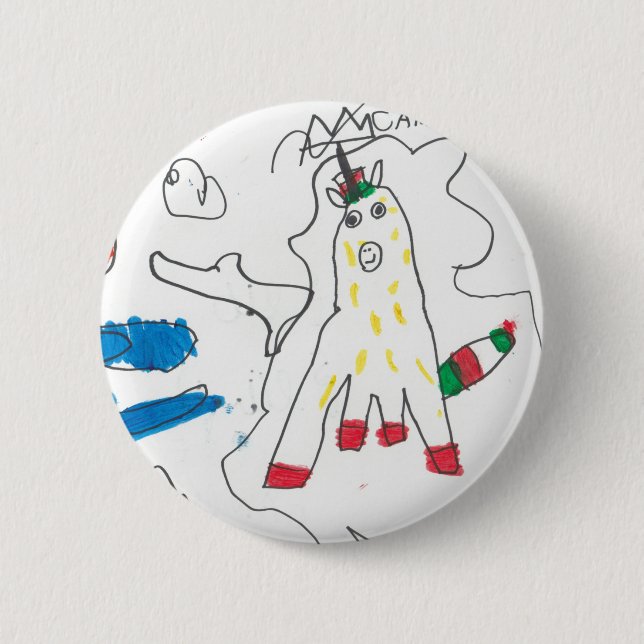 Badge Rond 5 Cm L'art inspiré par Basquiat d'Olivia (Devant)