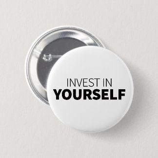 Badge Rond 5 Cm L'art motivationnel investit dans l'art Citation