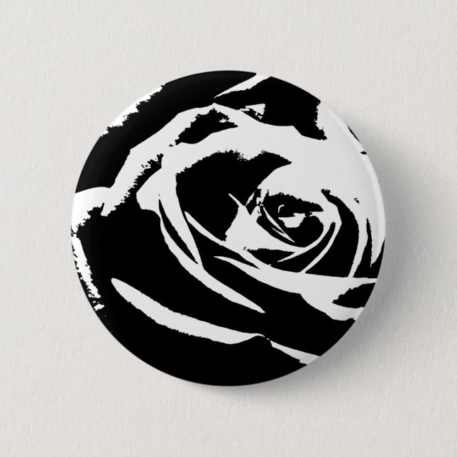 Badge Rond 5 Cm L'art Rose poststérilisé (Devant)