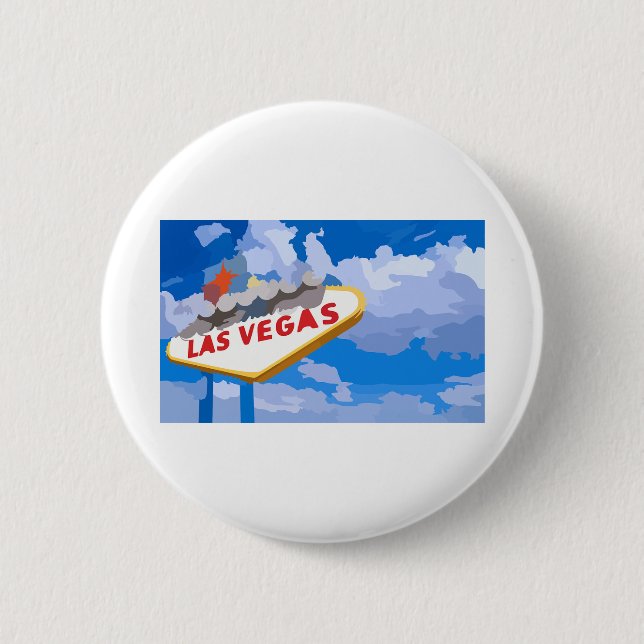 Badge Rond 5 Cm Las Vegas (Devant)