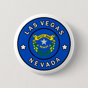 Badge Rond 5 Cm Las Vegas Nevada