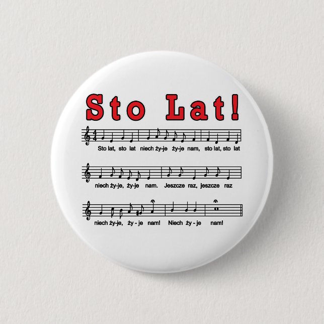 Badge Rond 5 Cm Lat de Sto ! Boutons de chanson (Devant)