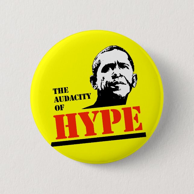 BADGE ROND 5 CM L'AUDACITÉ DU HYPE (Devant)