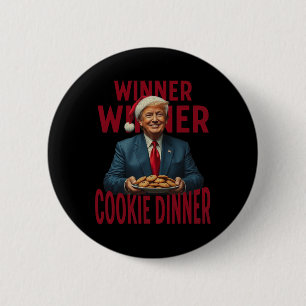 Badge Rond 5 Cm Lauréat du dîner Cookie Dinner Funny Trump 2024 47