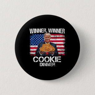 Badge Rond 5 Cm Lauréat du dîner Cookie Dinner Funny Trump 2024 47