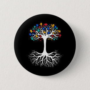 Badge Rond 5 Cm L'Autisme Ne Vient Pas Avec Une Handicap Manuelle 
