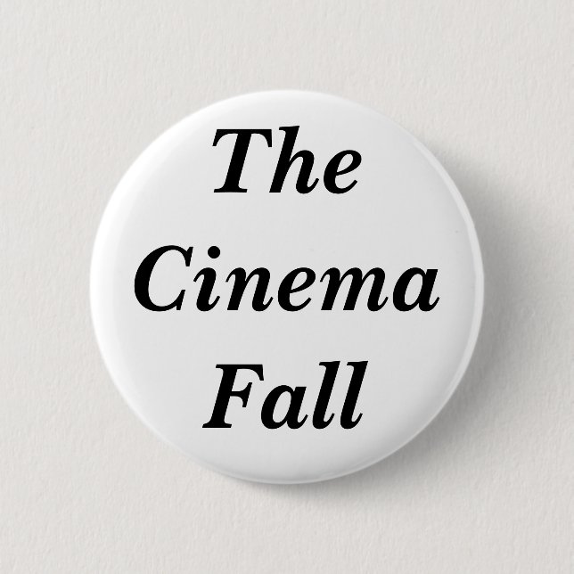 Badge Rond 5 Cm L'automne de cinéma (Devant)