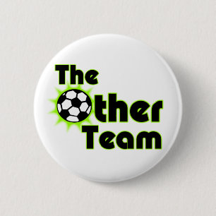 Badge Rond 5 Cm L'autre bouton du football d'équipe