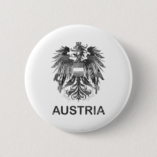 Badge Rond 5 Cm L'Autriche vintage (Devant)