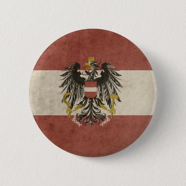 Badge Rond 5 Cm L'Autriche vintage (Devant)