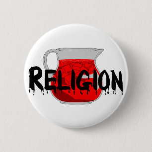 Badge Rond 5 Cm Lavage de cerveau de la boisson