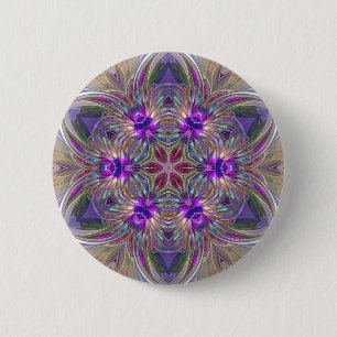 Badge Rond 5 Cm Lavender Thrill