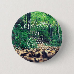 Badge Rond 5 Cm L'aventure appelle