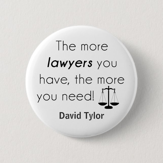 Badge Rond 5 Cm Lawyer humour (Devant)